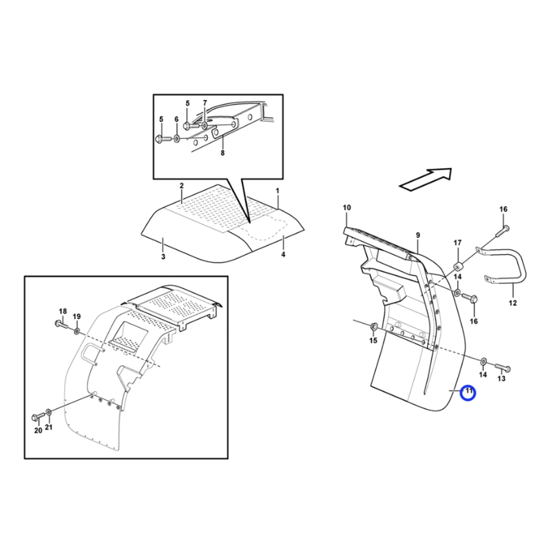 Imagem 1 do produto PARALAMA TRASEIRO CURTO L.E